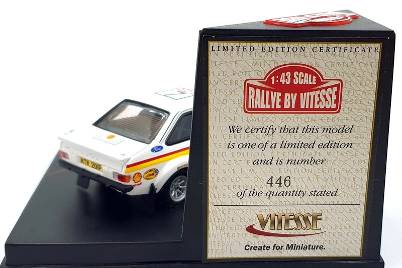 Vitesse 1/43 Scale 42380 #7 - Ford Escort RS1800 #7 Rallye du Maroc 1976