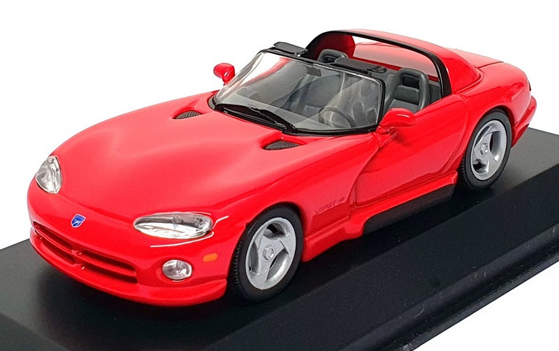 Minichamps 1/43 Scale Diecast 430 144032 - Dodge Viper Cabriolet - Red