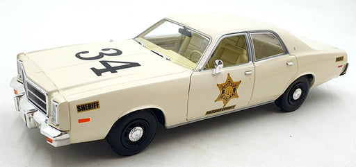 Greenlight 1/18 Scale Diecast 19112 - 1977 Plymouth Fury Hazzard County Sheriff