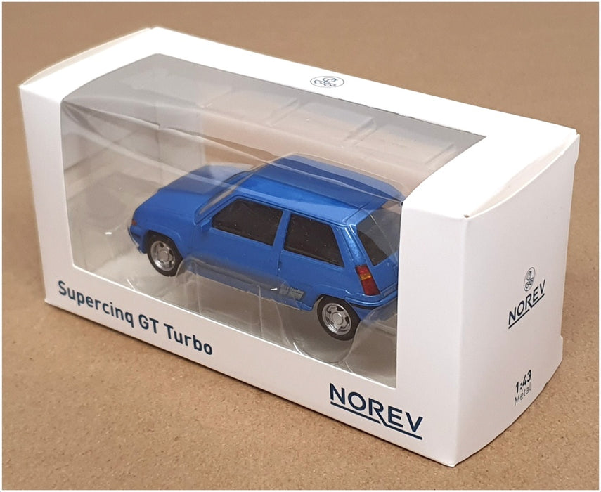 Norev 1/43 Scale 510540 - Renault Supercinq GT Turbo - Met Blue