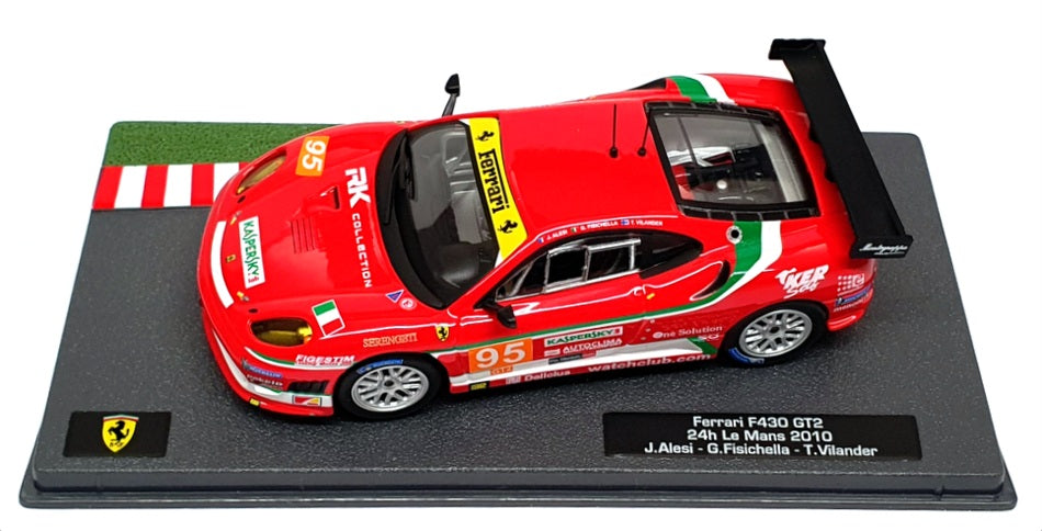 Altaya 1/43 Scale 61023U - Ferrari F430 GT2 #95 24h Le Mans 2010 - Red