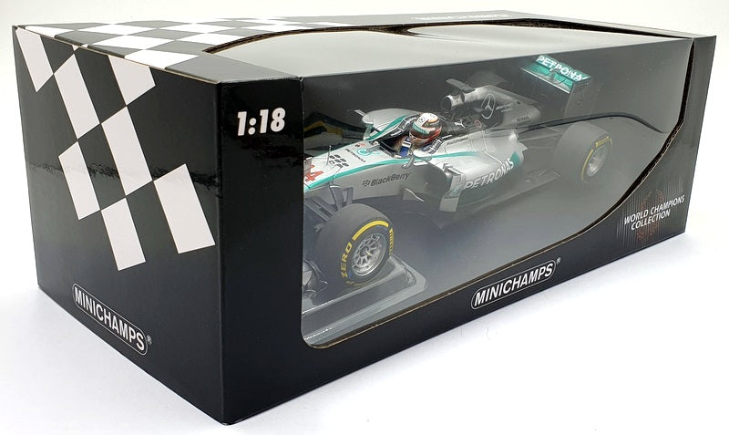 Minichamps 1/18 Scale 186 140044 - Mercedes AMG Petronas F1 W05 Hamilton WC 2014