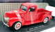 Motor Max 1/18 Scale Diecast 73170 - 1940 Ford Pickup - Red