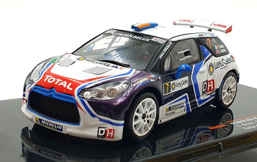 Ixo 1/43 Scale RAM652 - Citroen DS3 R5 #7 Rally du Condroz-Huy 2016