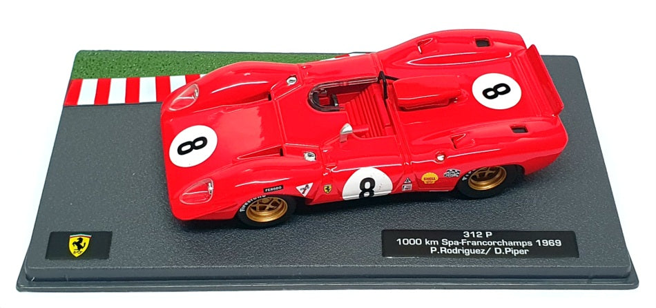 Altaya 1/43 Scale 61023A - Ferrari 312P 1000km Spa-Francorchamps 1969