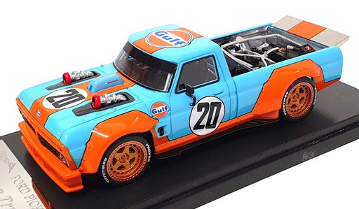 HRN 1/43 Scale HRN002 - Ford Pick Up Hoonigan Truck #20 (Gulf) Lt Blue/Orange