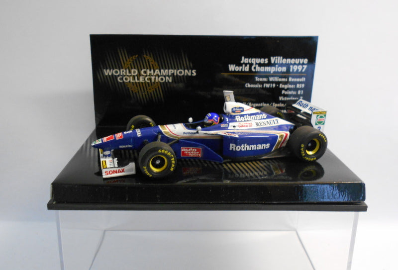 MINICHAMPS F1 1/43 Scale - 436970003 WILLIAMS RENAULT FW19 J.VILLENEUVE 1997