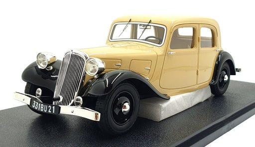 Cult 1/18 Scale Resin CML108-1 - 1935 Citroen Traction Avant 7cv - Beige/Black