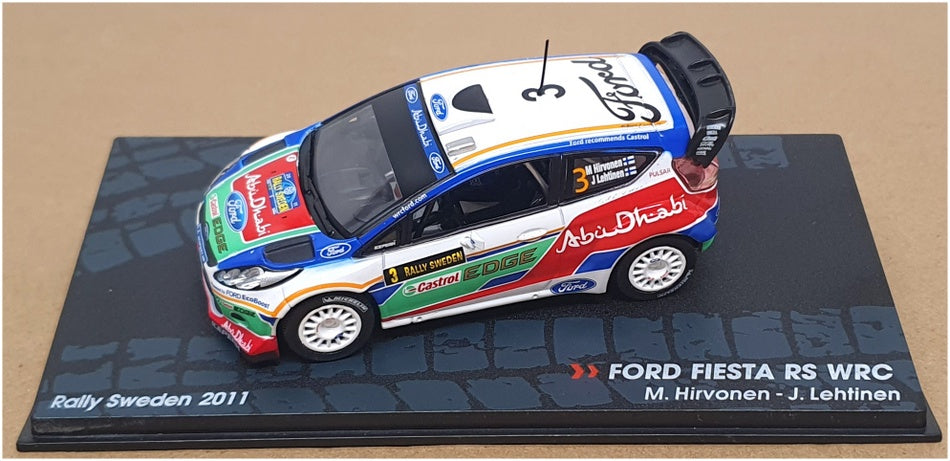 Altaya 1/43 Scale 14824C - Ford Fiesta RS WRC #3 Rally Sweden 2011