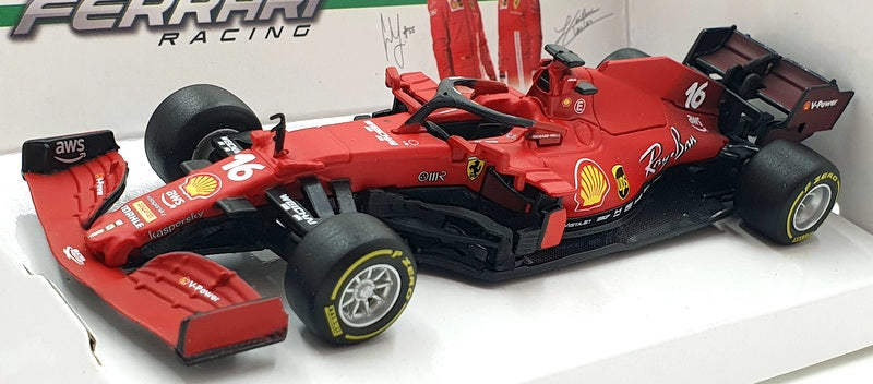 Burago 1/43 Scale 18-36829 - F1 Ferrari SF21 - #16 Charles Leclerc