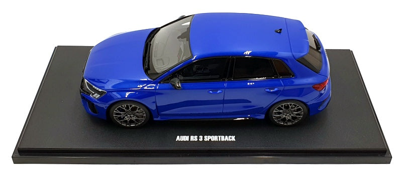 GT Spirit 1/18 Scale Resin GT884 - Audi RS 3 Sportback - Blue