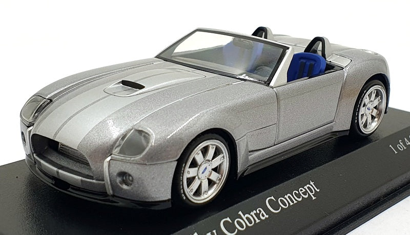 Minichamps 1/43 Scale 400 146430 - 2004 Ford Shelby Cobra Concept - Met. Silver