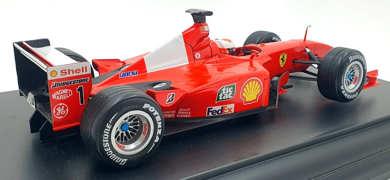 Hot Wheels 1/18 Scale diecast DC161123B - Ferrari 2001 M.Schumacher F1 Signed