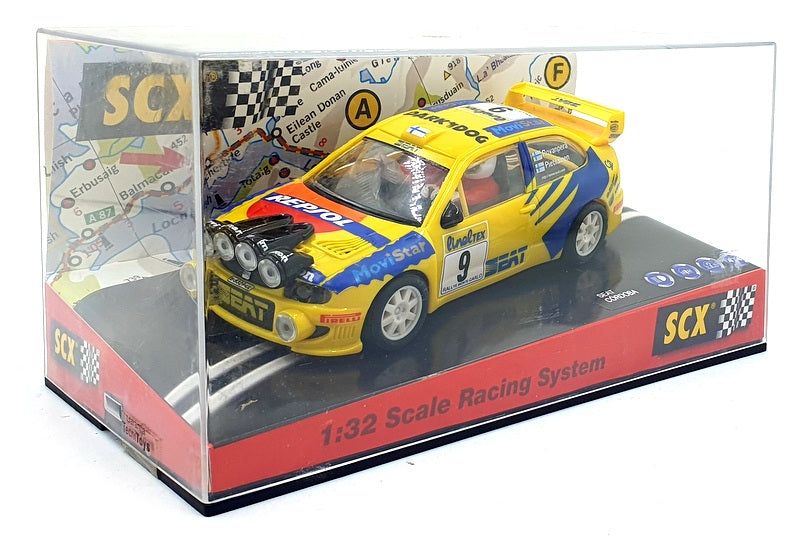 SCX 1/32 Scale Slot Car 60230 - Seat Cordobs WRC "Montecarlo 99" #9