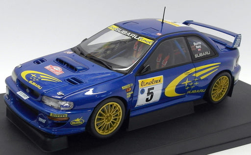 Autoart 1/18 Scale Diecast - 89992 Subaru Impreza WRC Monte Carlo Rally Burns Reid #5