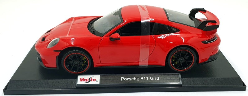 Maisto 1/18 Scale Diecast 46629 - Porsche 911 GT3 - Red