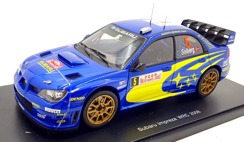 Autoart 1/18 Scale Diecast 80890 Subaru Impreza WRC 2008 #5 P.Solberg RMC