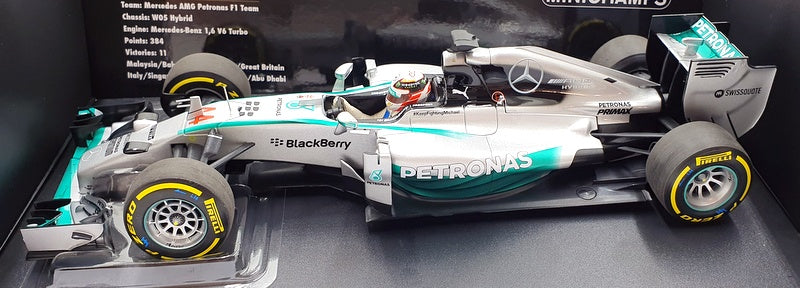 Minichamps 1/18 Scale 186 140044 - Mercedes AMG Petronas F1 W05 Hamilton WC 2014