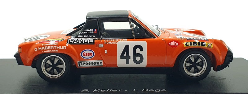 Spark 1/43 Scale S7507 - Porsche 914/6 #46 24h Le Mans 1971