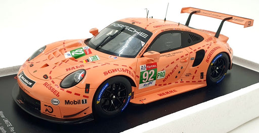 Spark 1/18 Scale Resin 18S393 - Porsche 911 RSR #92 Le Mans 2018 Christensen