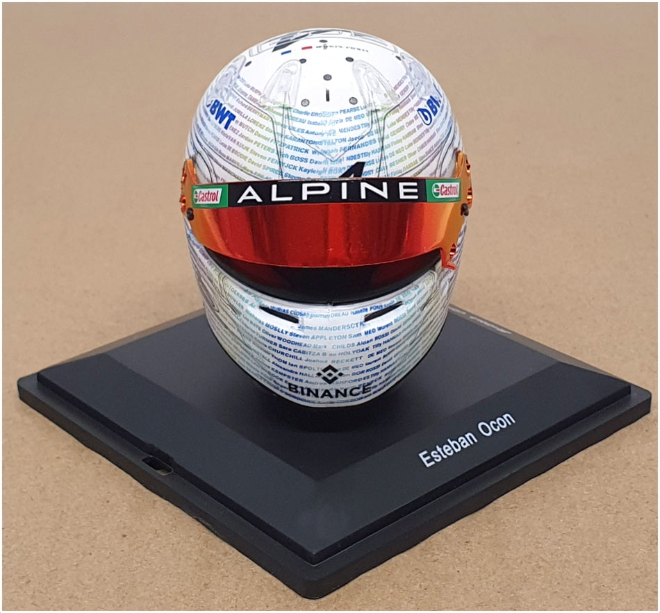 Spark 1/5 Scale 5HF118 - Helmet F1 BWT Alpine E. Ocon British GP 2023