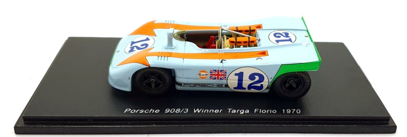 Spark 1/43 Scale 43TF70 - Porsche 908/3 #12 1st Targa Florio 1970