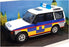 Motor Max Appx 12cm Long 61054 - Land Rover 4x4 Police - White/Blue/Yellow