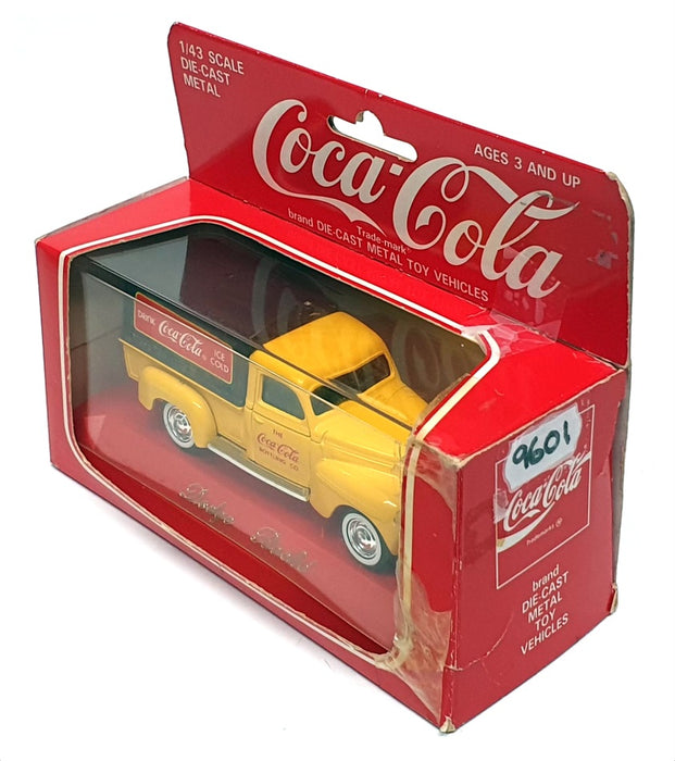 Solido 1/43 Scale 9601 - Dodge Pickup Truck (Coca-Cola) Yellow