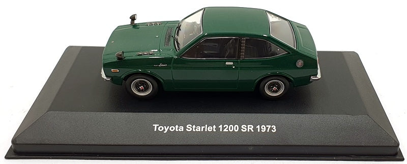 Ixo 1/43 Scale Diecast KB1054 - Toyota Starlet 1200 SR 1973 Dark Green Metallic