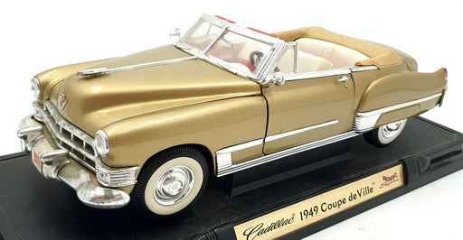 Road Signature 1/18 Scale Diecast 92308 - 1949 Cadillac Coupe De Ville Gold