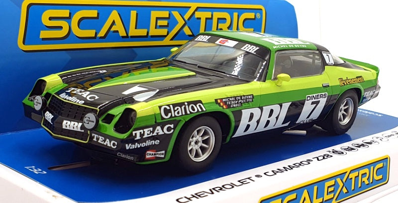 Scalextric 1/32 Scale Slot Car C4358 - Chevrolet Camaro Z28 #7 Spa 24hrs 1981