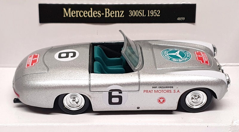 NewRay 1/43 Scale 48483 - Mercedes Benz 300SL #6 Mexico 1952 - Silver