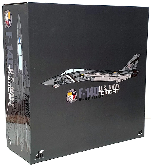 JC Wings 1/72 Scale JCW-72-F14-008 US Navy F-14D Tomcat VF-2 Bounty Hunters 104