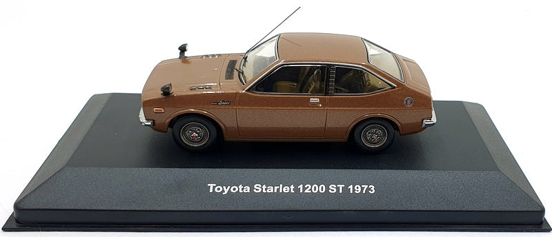 Ixo 1/43 Scale Diecast KB1057 - Toyota Starlet 1200 SR 1973 - Brown Metallic