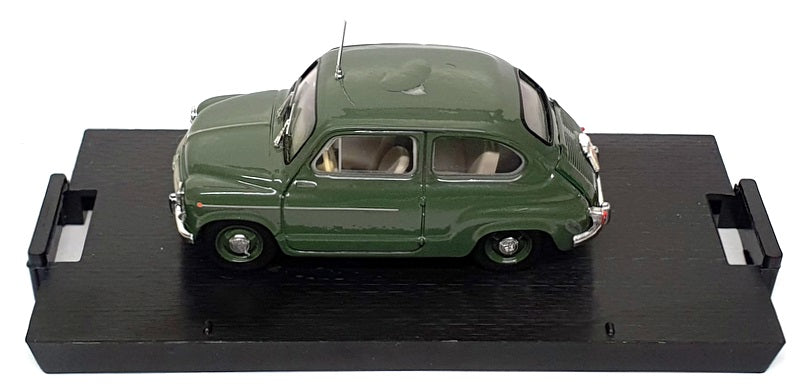 Brumm 1/43 Scale R308 - 1960 Fiat 600D Polizia Stradale - Green