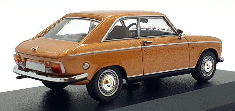 Minichamps 1/43 Scale 400 112720 - 1972 Peugeot 304 Coupe - Met. Gold