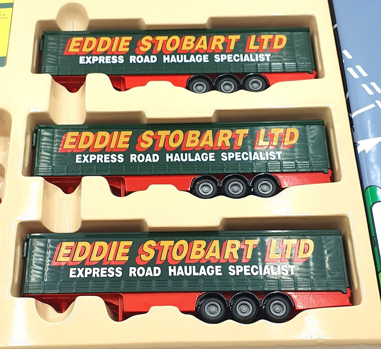 Corgi 1/64 Scale 60008 Eddie Stobart Truck Set Playmat Scania/ERF Cabs/Trailers