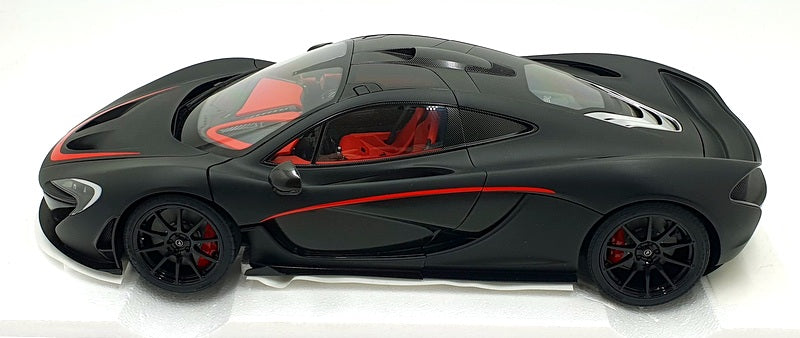 Autoart 1/12 Scale Diecast 12241 - McLaren P1 - Matt Black/Red Accents