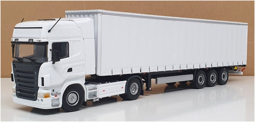 Universal Hobbies 1/50 Scale 5620U - Scania R Liner Trailer Truck - White