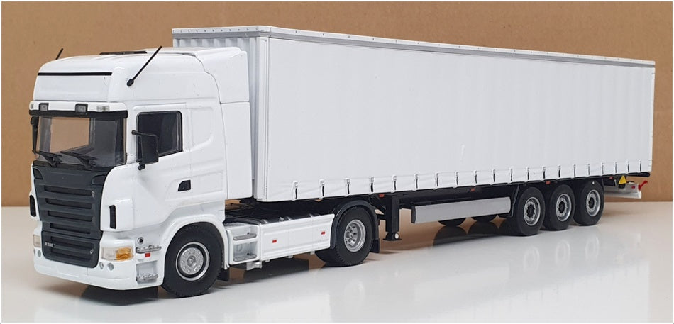 Universal Hobbies 1/50 Scale 5620U - Scania R Liner Trailer Truck - White