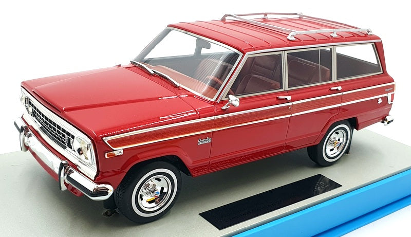 LS Collectibles 1/18 Scale Resin LS037H - 1979 Jeep Grand Wagoneer - Red