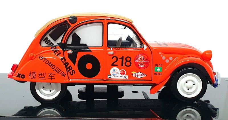 Ixo 1/43 Scale RAC225 - Citroen 2CV #218 Rally Raid Paris-Beijing 2010