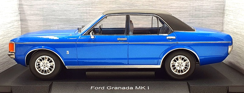 Model Car Group 1/18 Scale MCG18468 Ford Granada MK I Met. Blue / Matt Black RHD