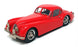 Western Models 1/43 Scale WMS45 - 1951 Jaguar XK120 Fixed Head Coupe - Red