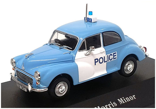 Atlas Editions 1/43 Scale 7 598 007 - Morris Minor Police Car - Lt Blue/White