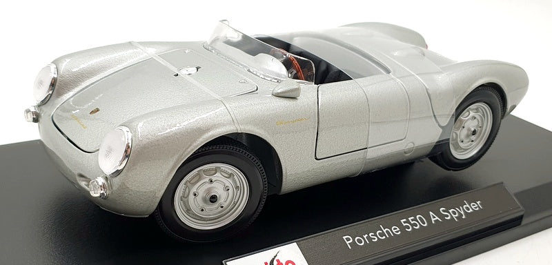 Maisto 1/18 Scale Diecast 46629 - Porsche 550 A Spyder - Silver