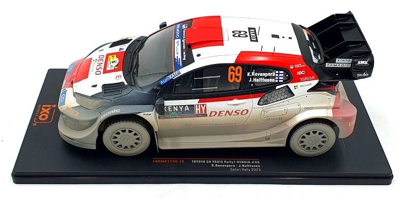 IXO Models 1/18 Scale 18RMC173B - Toyota GR Yaris Rally1 Hybrid Safari 2023 #69