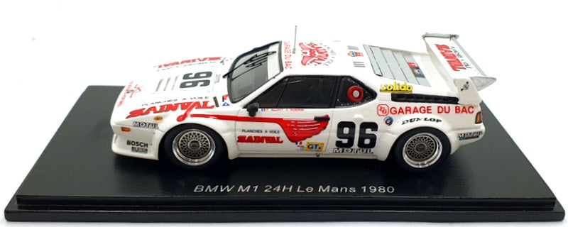 Spark 1/43 Scale S6400 - BMW M1 #101 24h Le Mans 1980