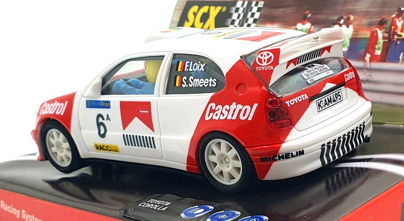 SCX 1/32 Scale Slot Car 60080 - Toyota Corolla "Castrol" #6A