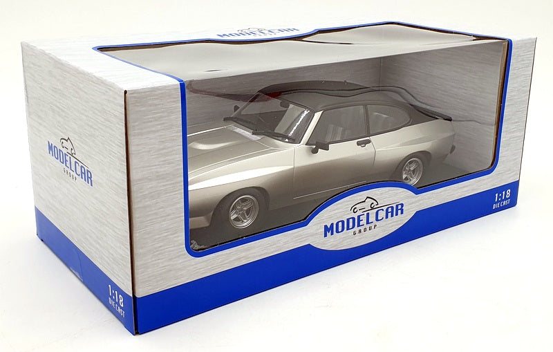 Model Car Group 1/18 Scale MCG18349 - Ford Capri MK II X-Pack - Met. Silver